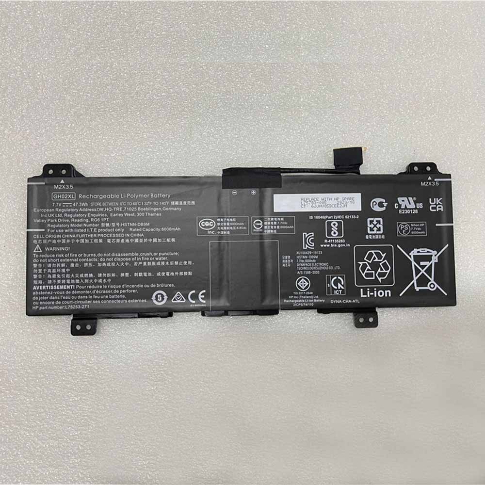 Batería para HP Compaq-NX6105-NX6110-NX6110-hp-l75253-271